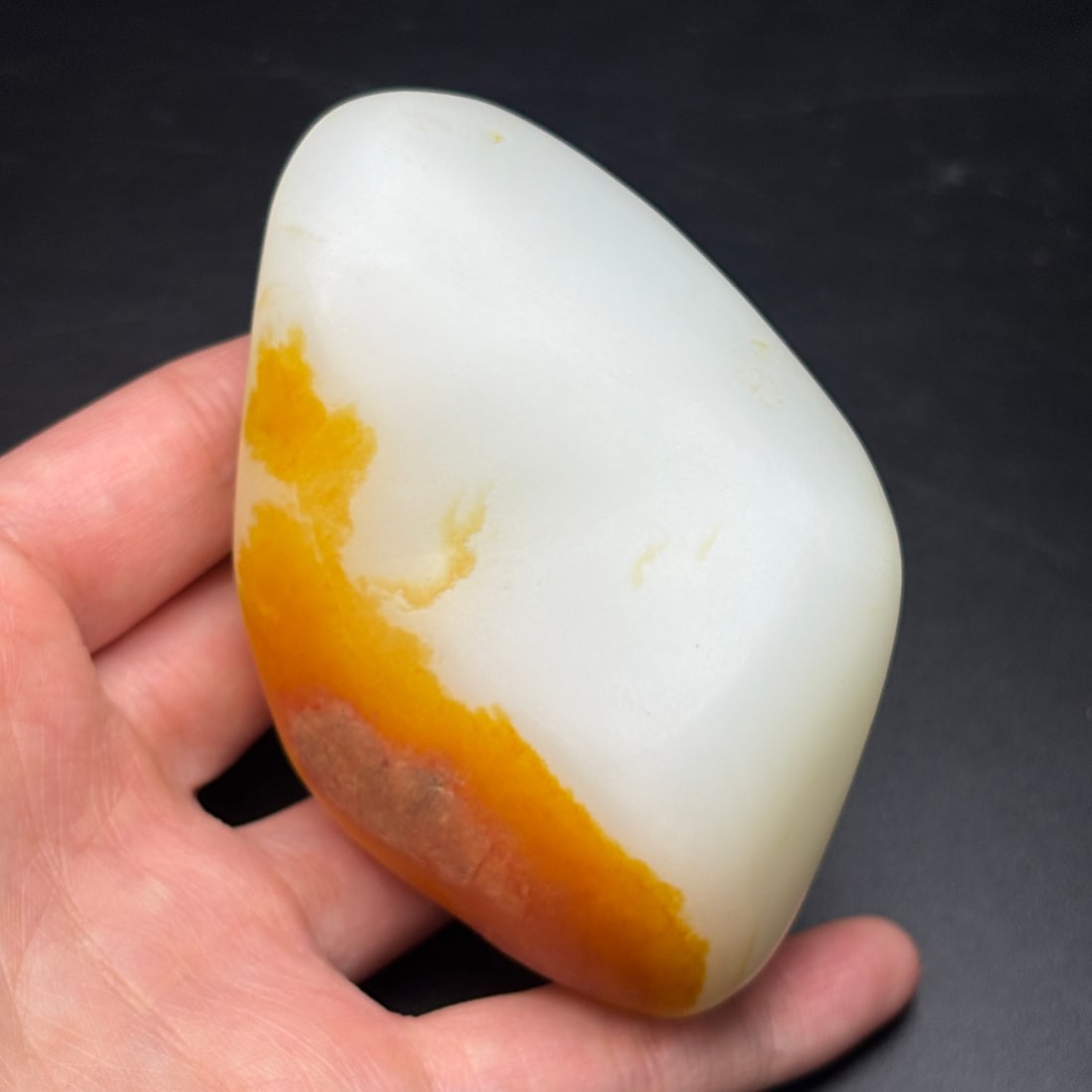 Natural Hetian Jade Original Stone Statue - 6