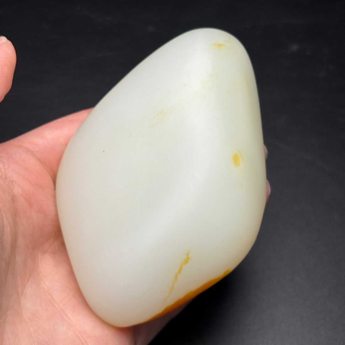 Natural Hetian Jade Original Stone Statue - 7