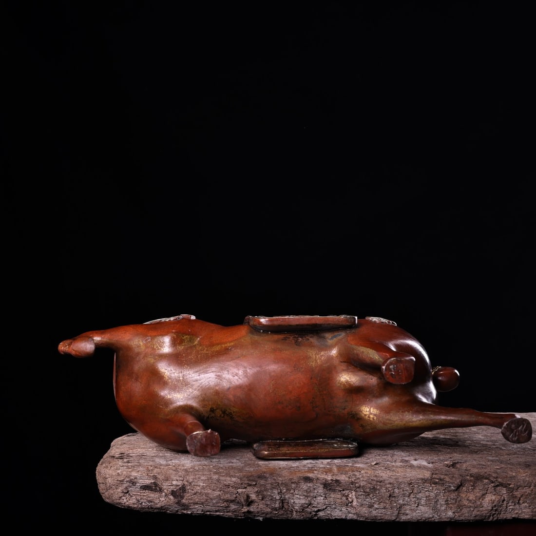 Vintage Red Copper Horse Statue - 8