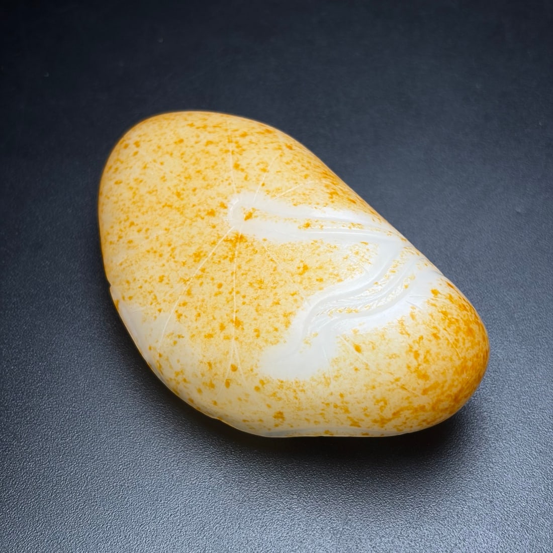 Hetian Jade Hand Carved Kid Statue - 7