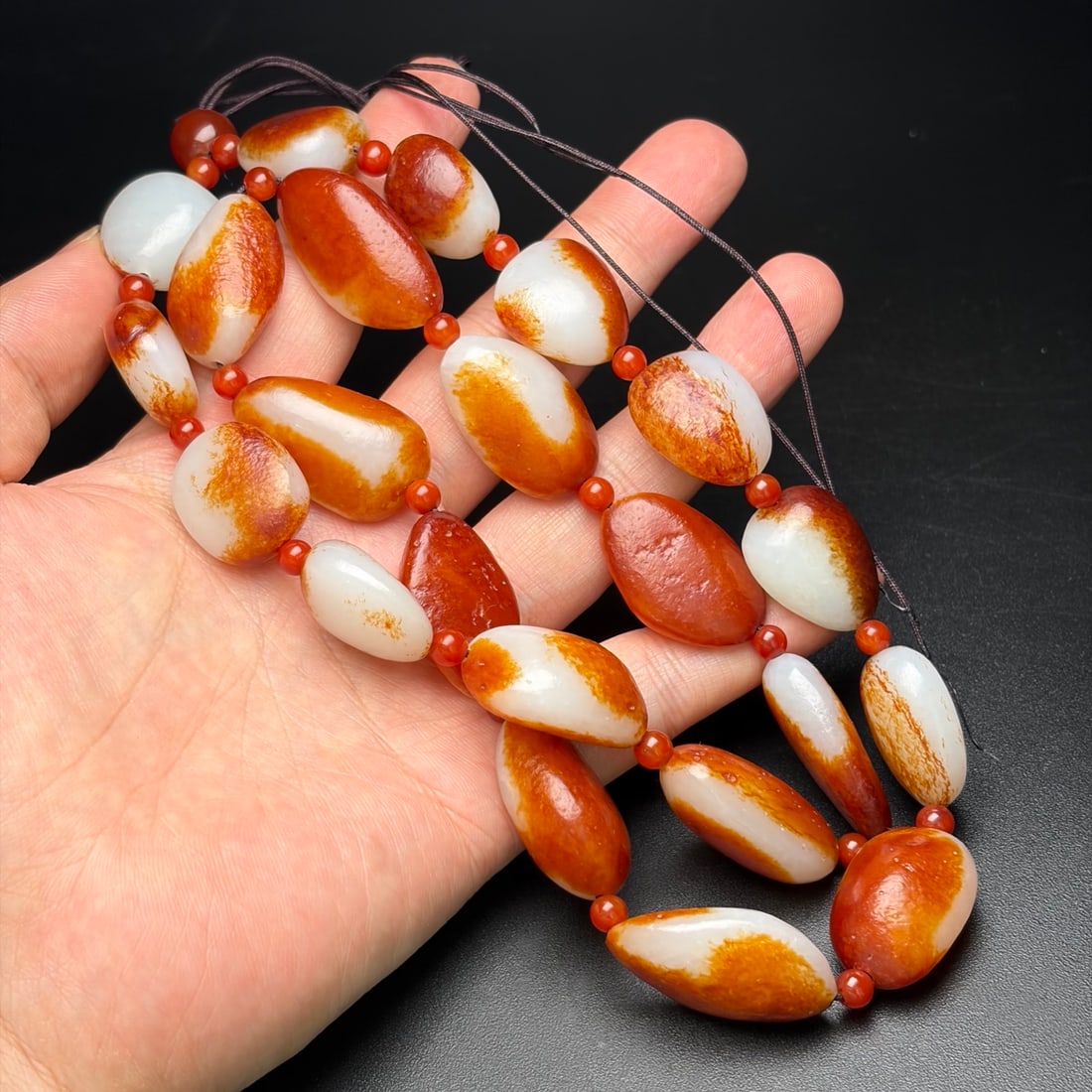 Hetian Jade Original Stone Necklace - 8