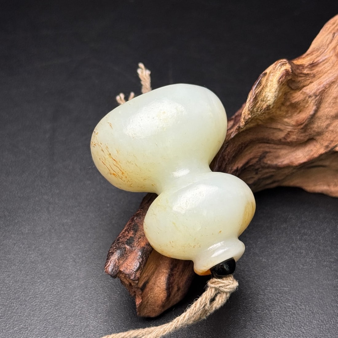 Vintage Hetian Jade Pendant - Gourd - 4