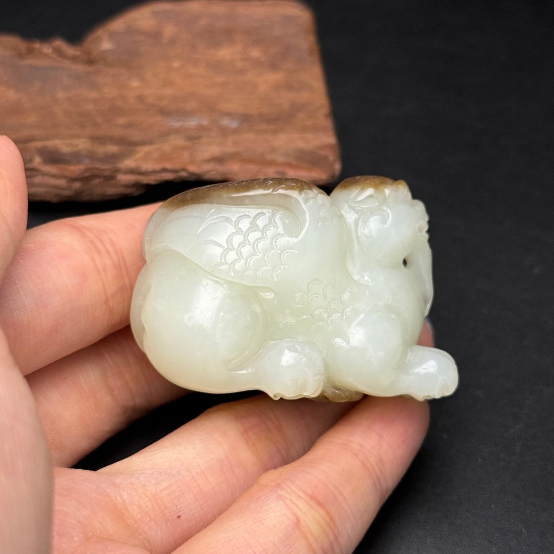 Hetian Jade Pixiu Pendant - 9