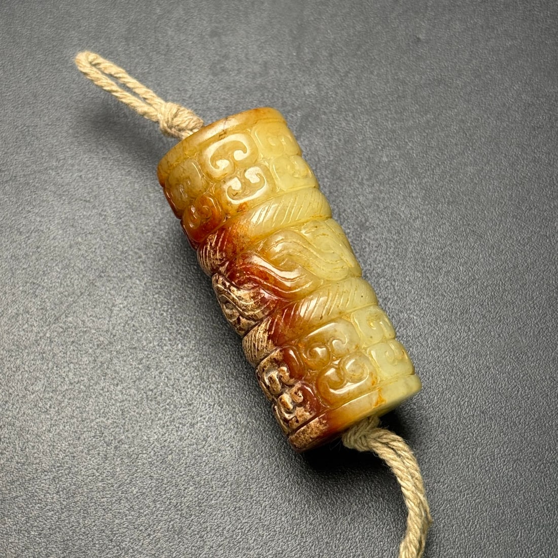Old Hetian Jade Pendant - Lezi - 2