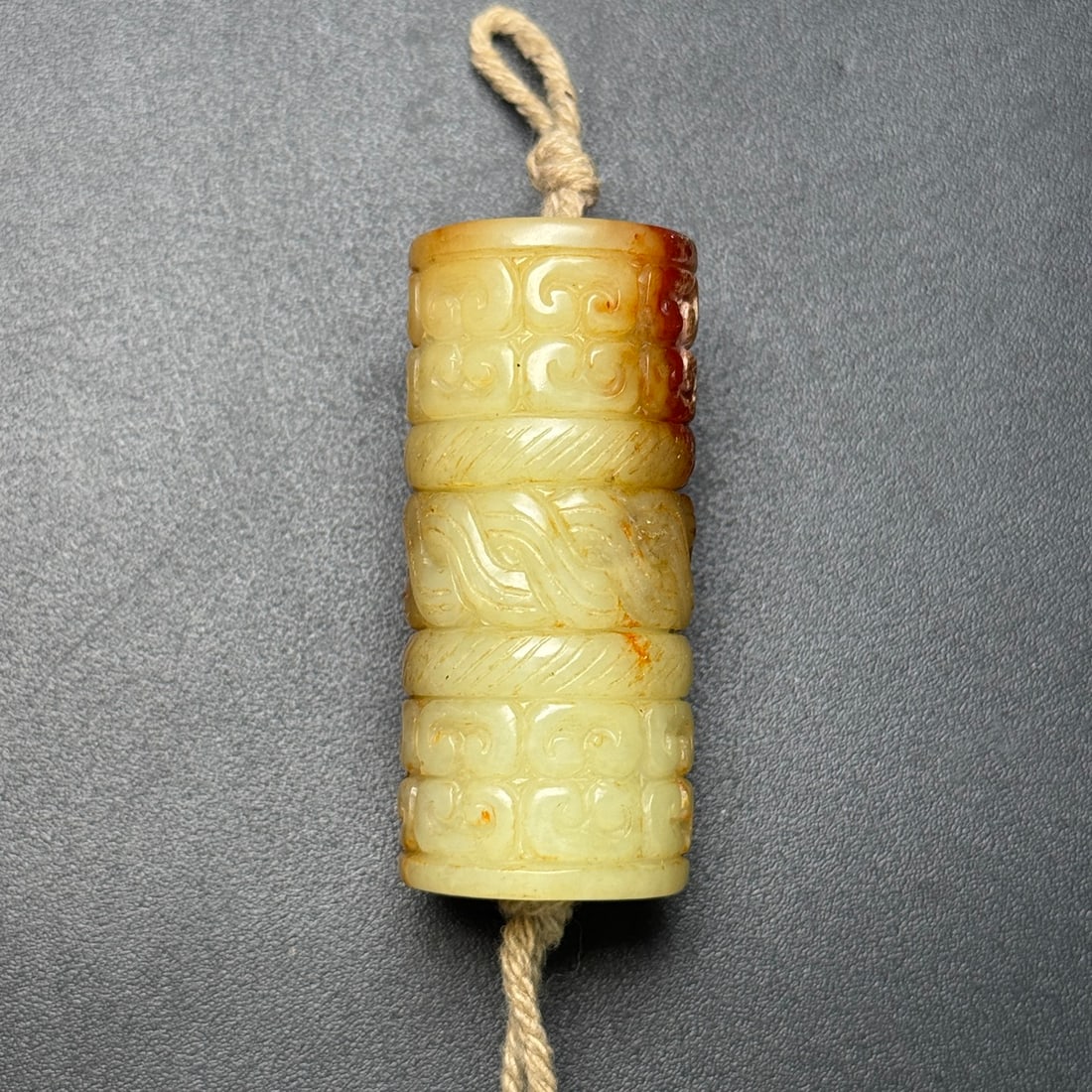 Old Hetian Jade Pendant - Lezi - 3
