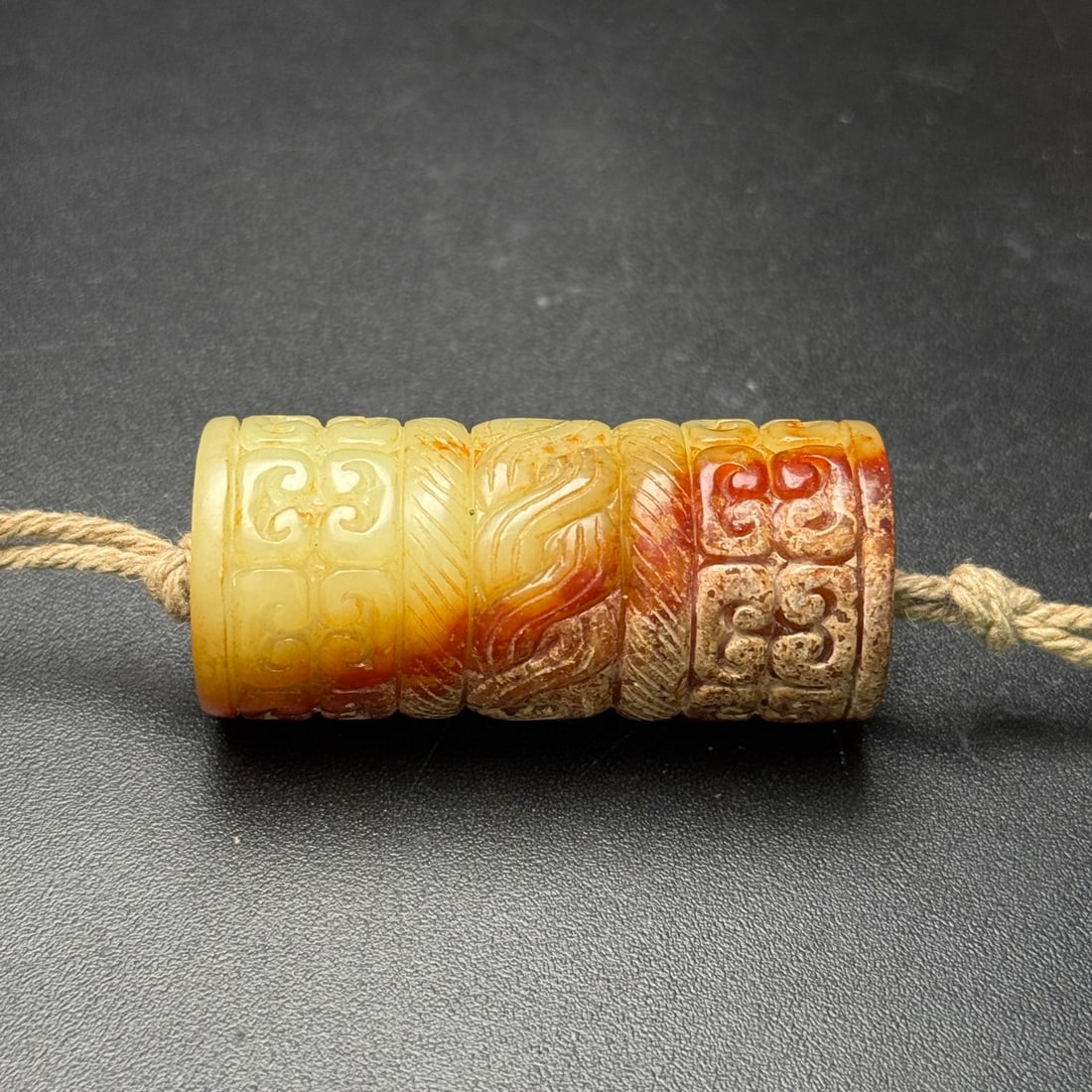 Old Hetian Jade Pendant - Lezi - 4