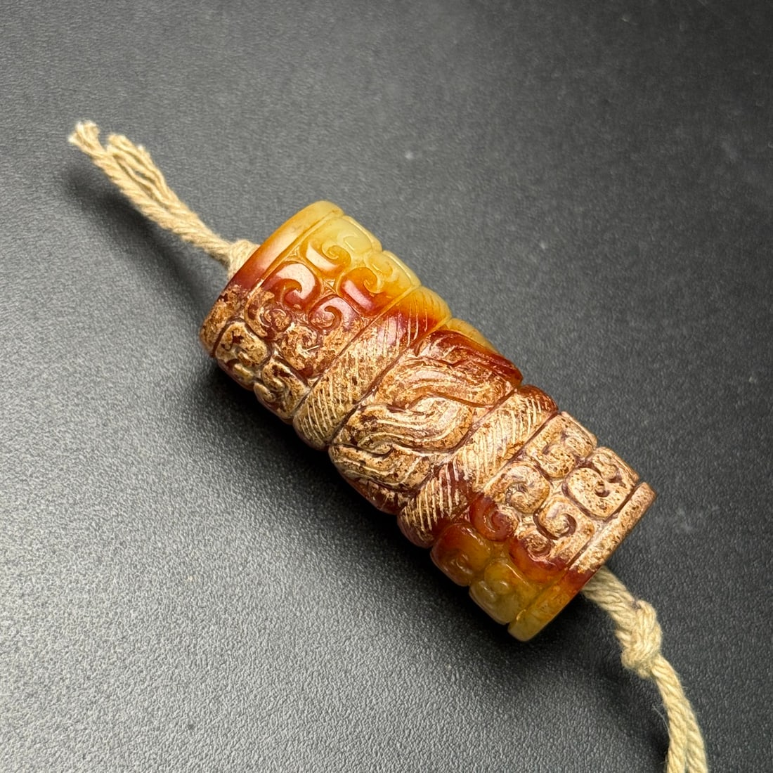 Old Hetian Jade Pendant - Lezi - 5