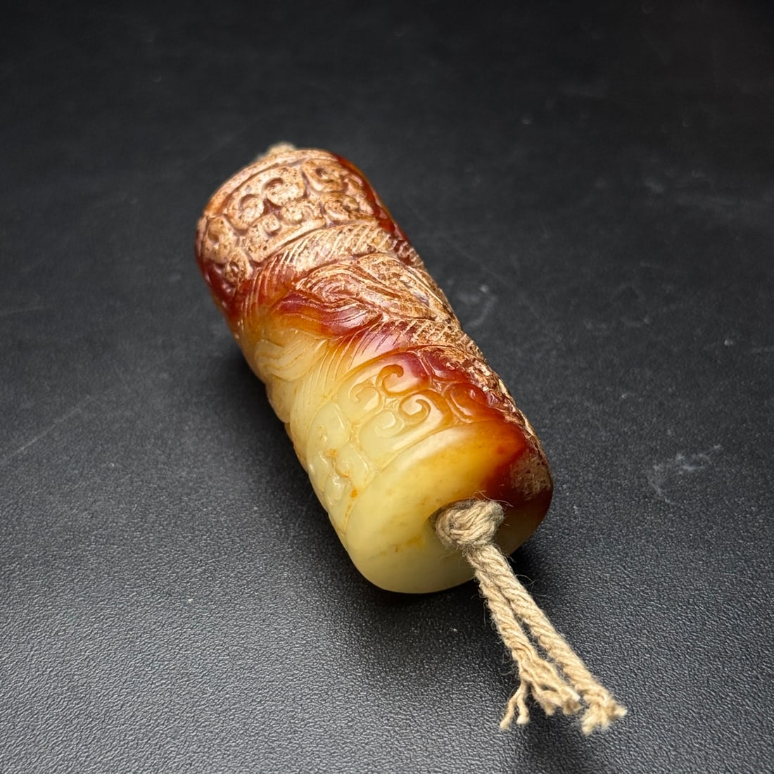 Old Hetian Jade Pendant - Lezi - 7