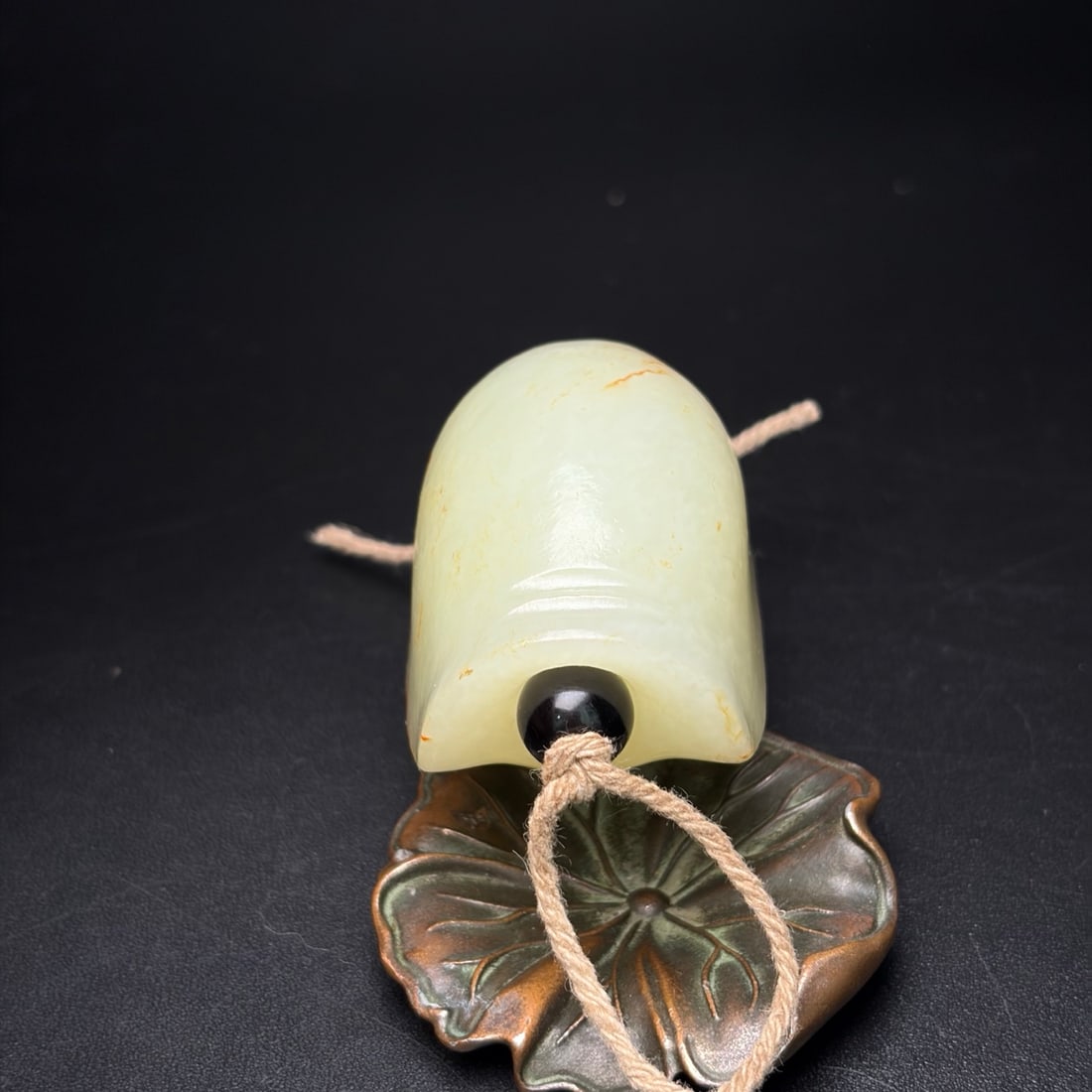 Vintage Hetian Jade Turtle Shell Pendant - 6