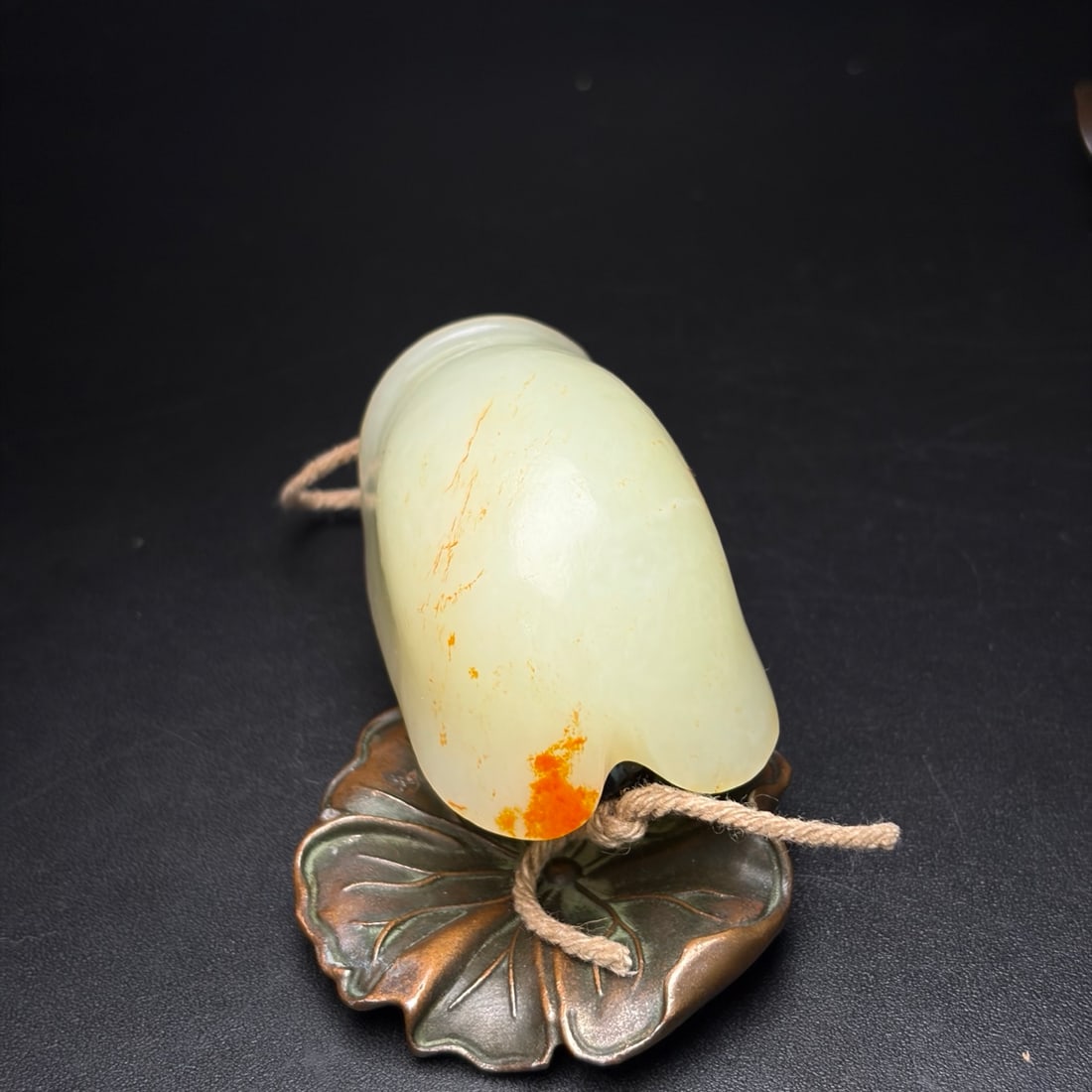 Vintage Hetian Jade Turtle Shell Pendant - 7