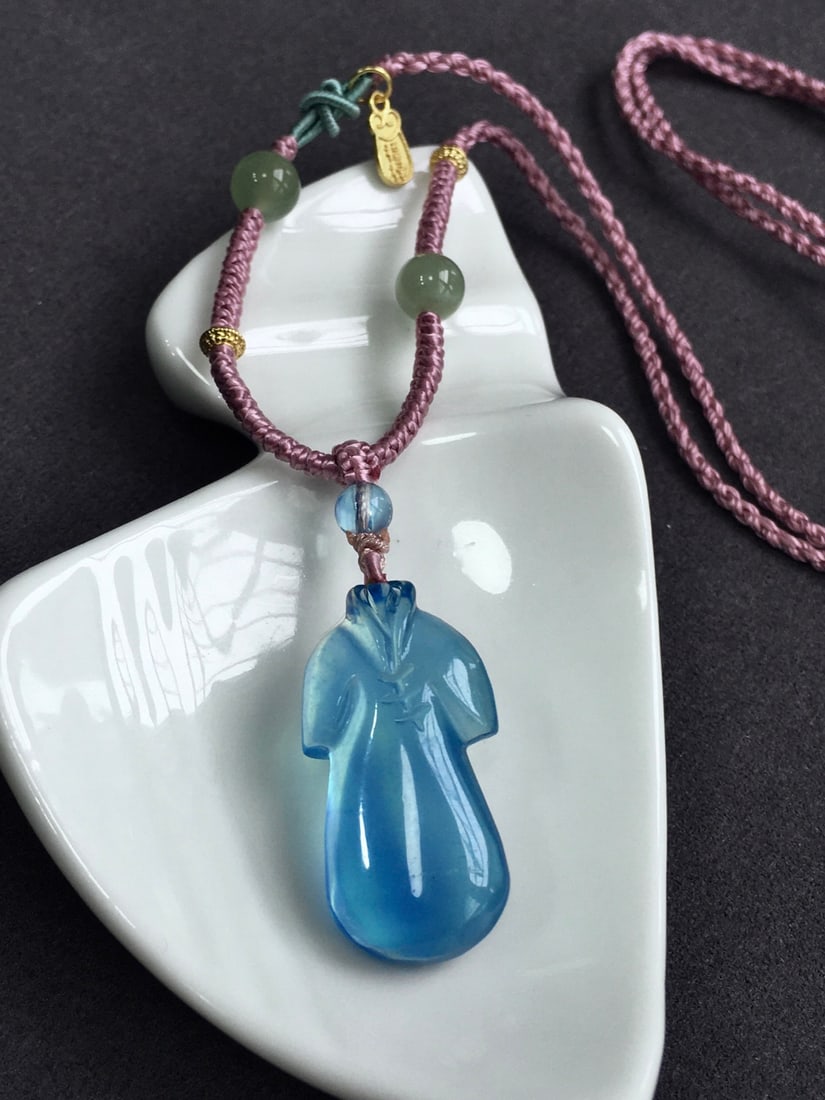 Beautiful Natural Aquamarine Pendant - chi-pao - 2
