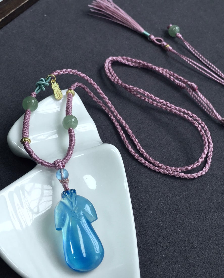 Beautiful Natural Aquamarine Pendant - chi-pao - 4