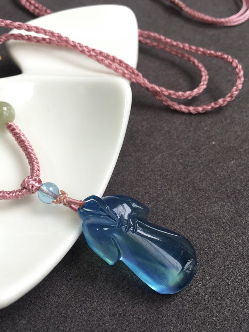 Beautiful Natural Aquamarine Pendant - chi-pao - 8