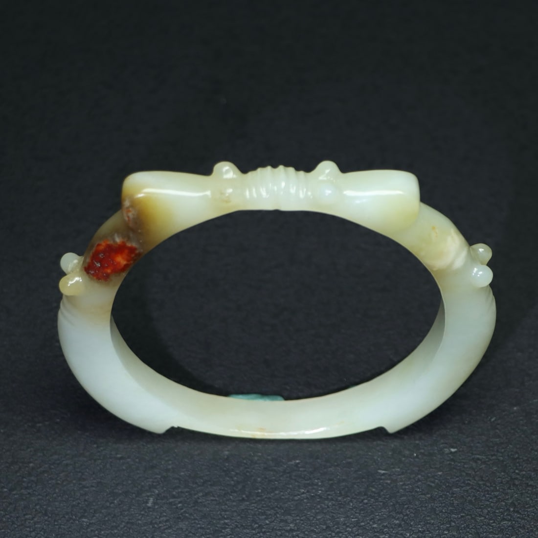 Inside Diameter 81mm Hetian Jade Arm Bracelet Bangle - 3