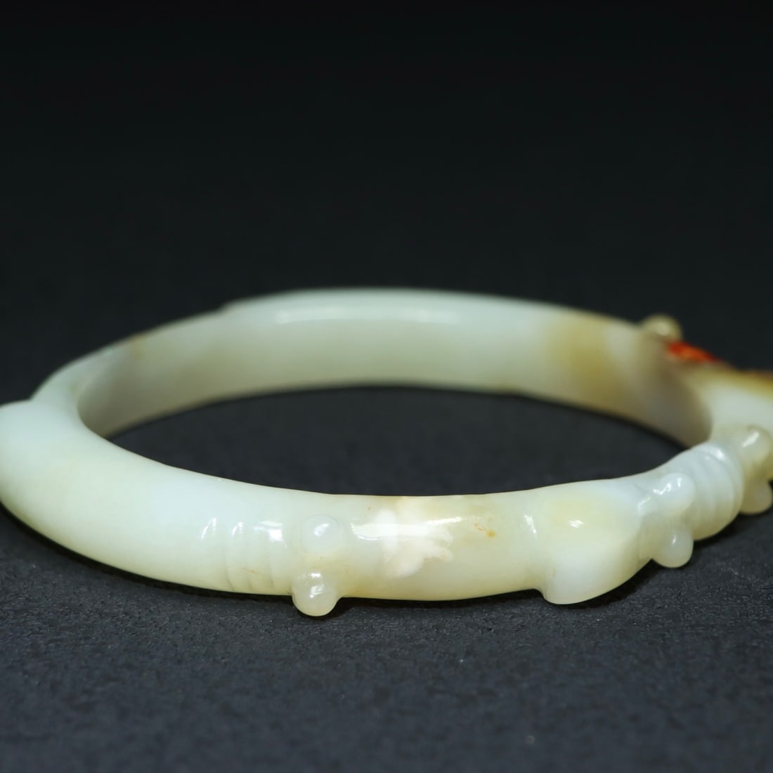 Inside Diameter 81mm Hetian Jade Arm Bracelet Bangle - 5