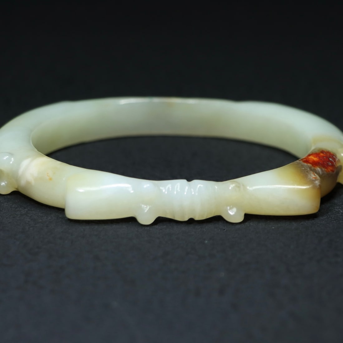 Inside Diameter 81mm Hetian Jade Arm Bracelet Bangle - 6