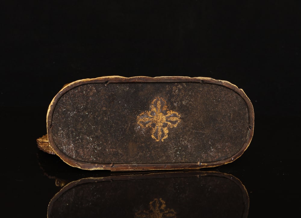 Gilt Gold Bronze Buddha Statue - 9
