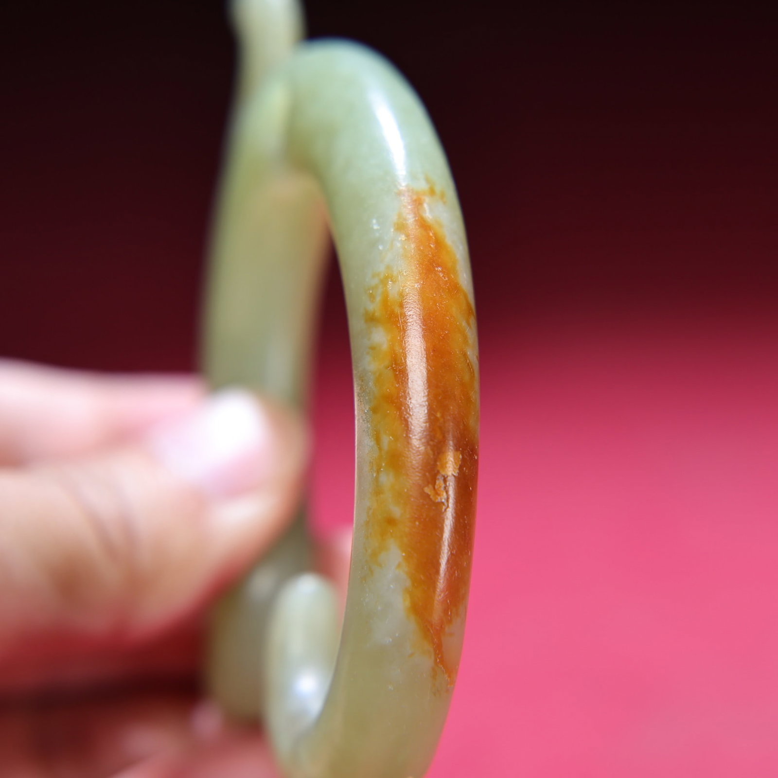 Vintage Hetian Jade Dragon Pendant - 6