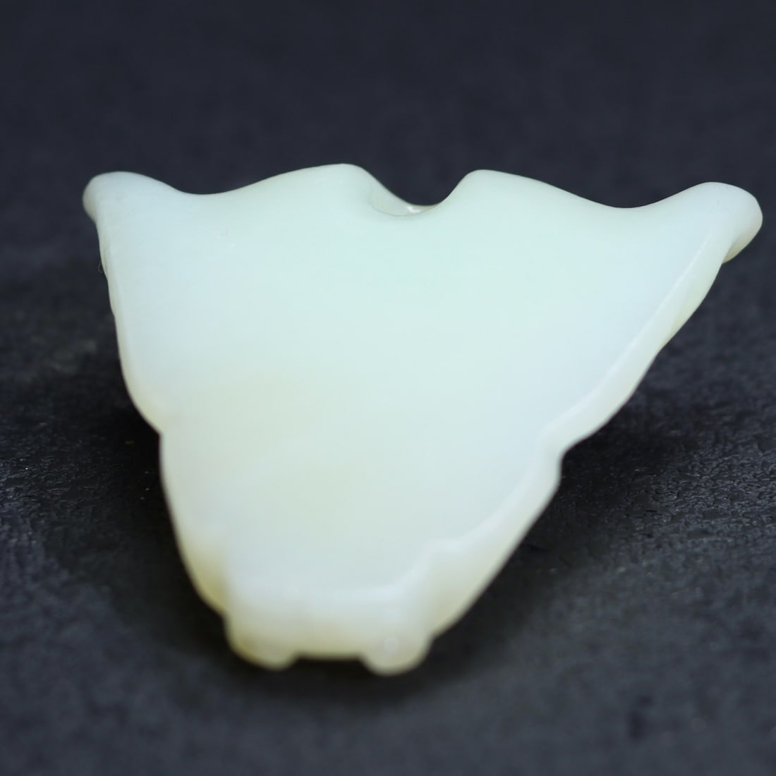 Hetian Jade Hand Carved Dragon Head Pendant - 6