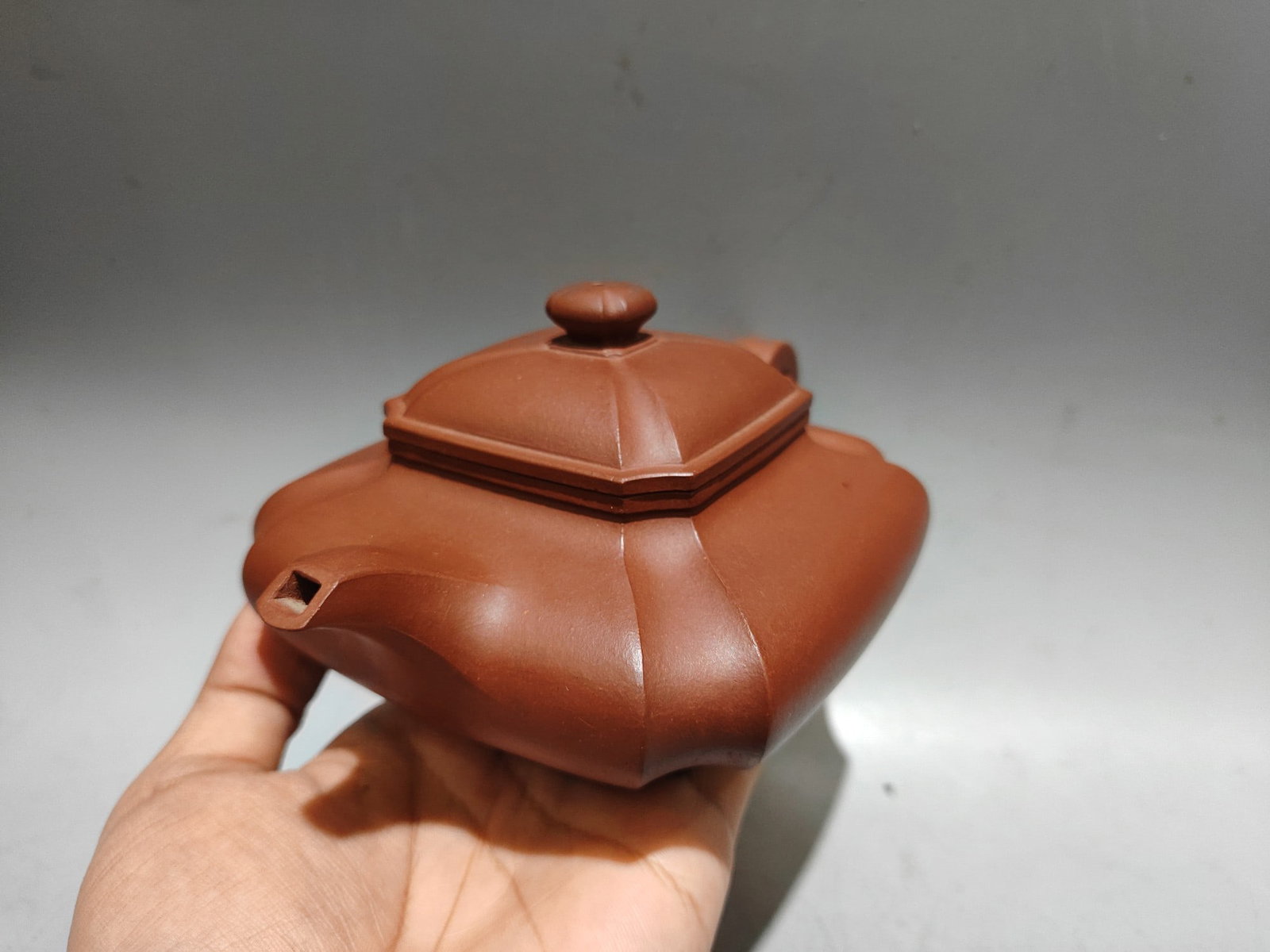 Yixing Zisha Clay Teapot w Artist Signed - 2