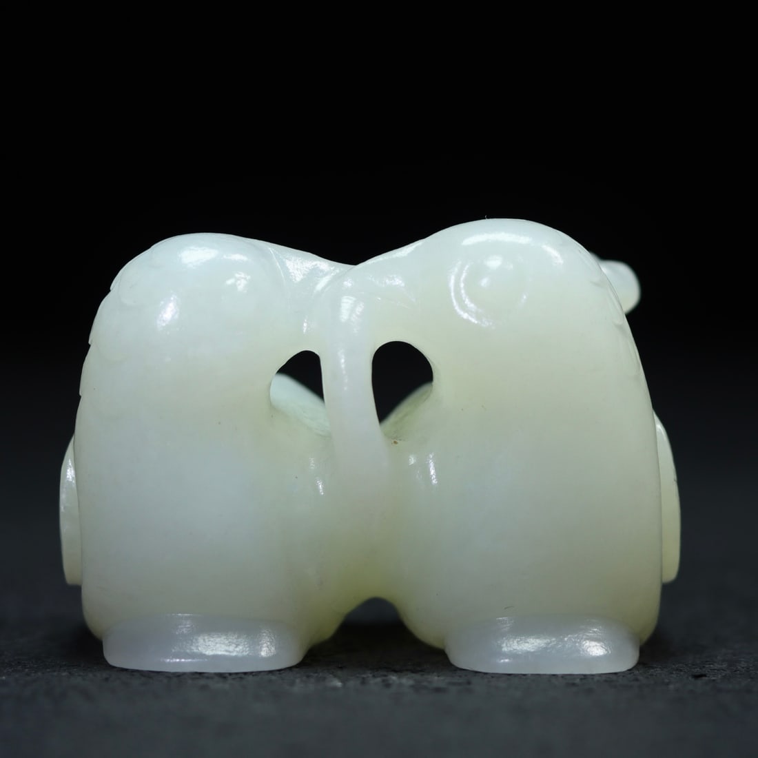 Hetian Jade Hand Carved Quail Statue - 6