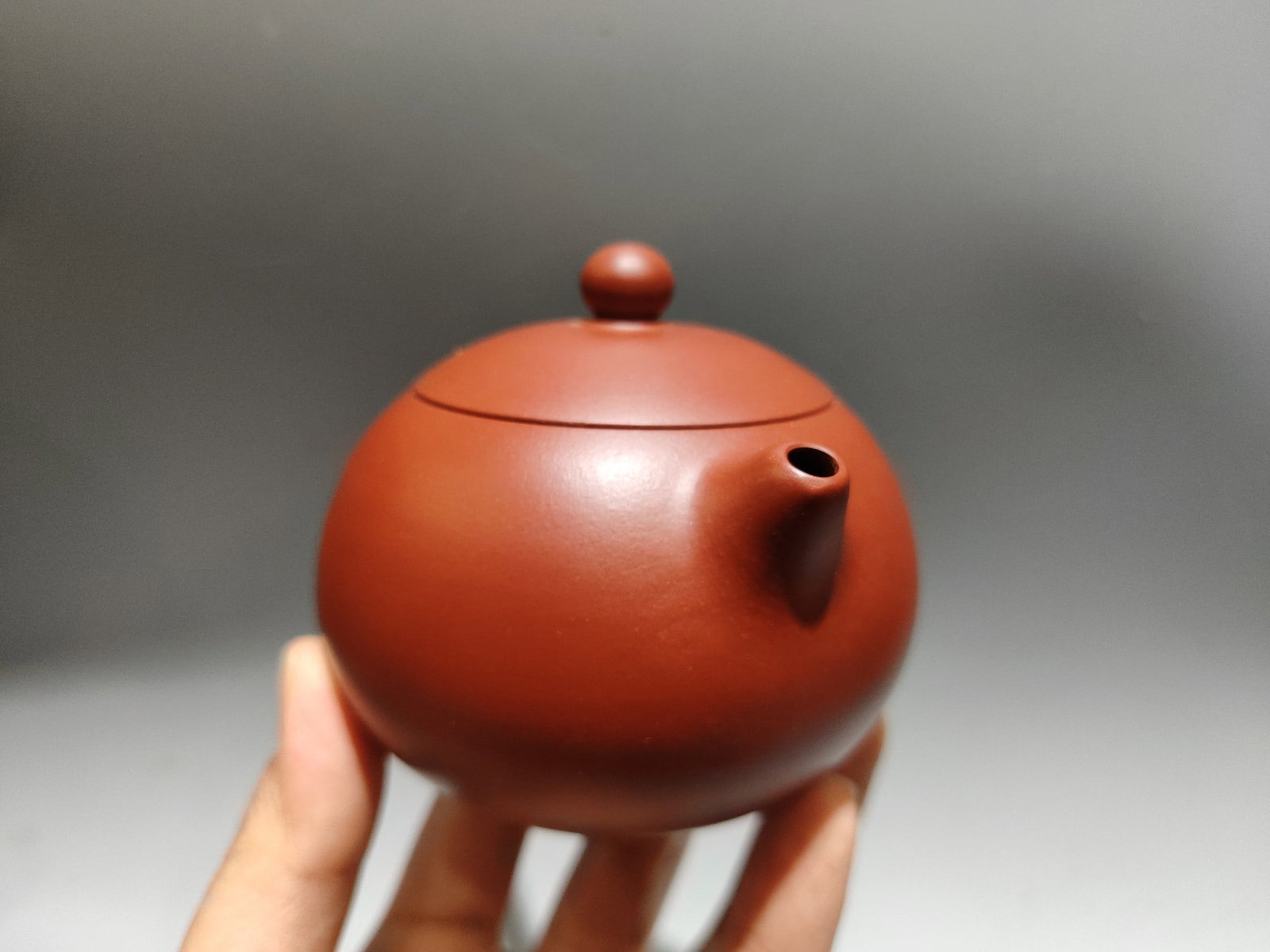 Yixing Zisha Clay Teapot w Artist Signed - 2