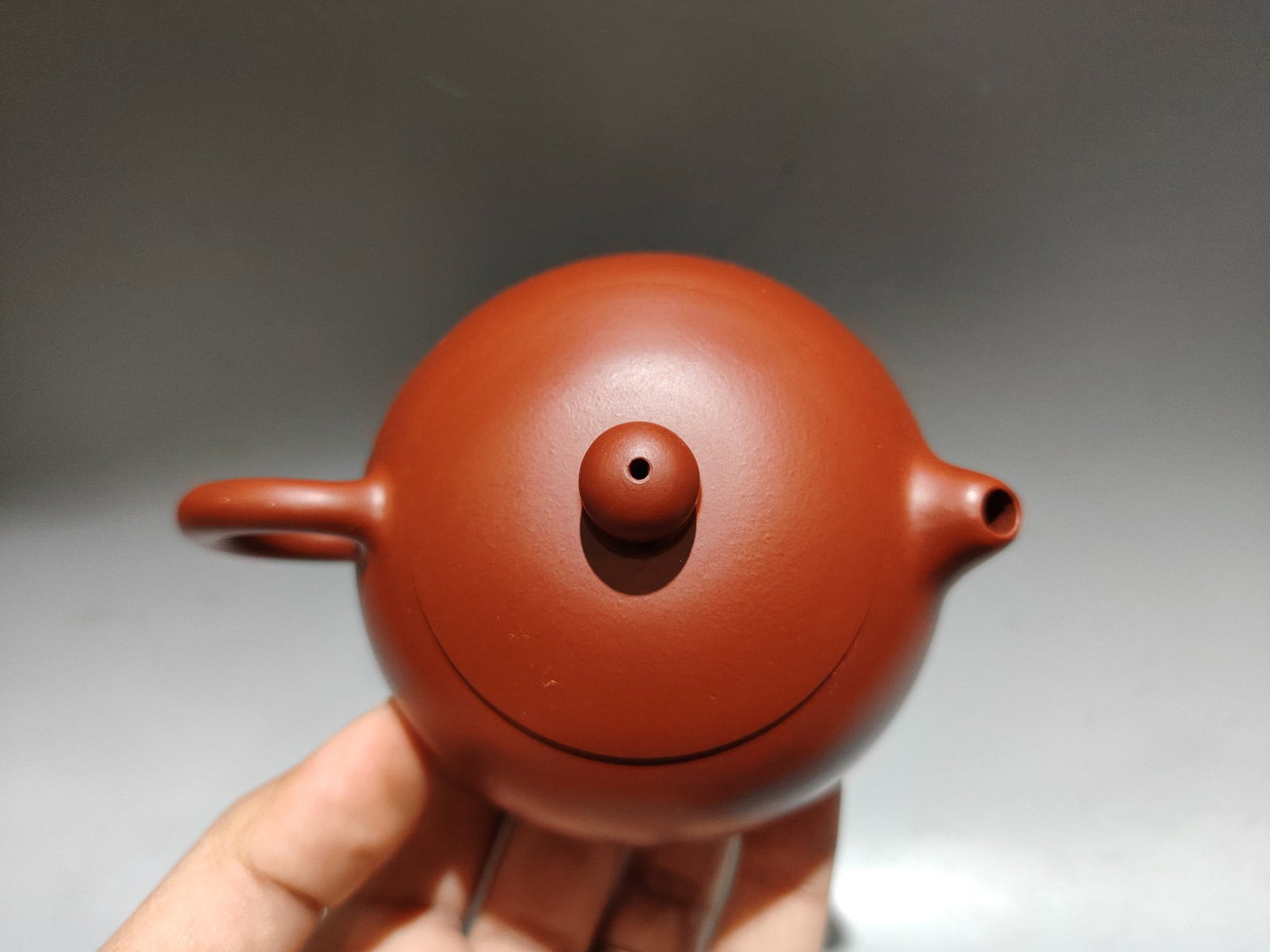 Yixing Zisha Clay Teapot w Artist Signed - 3