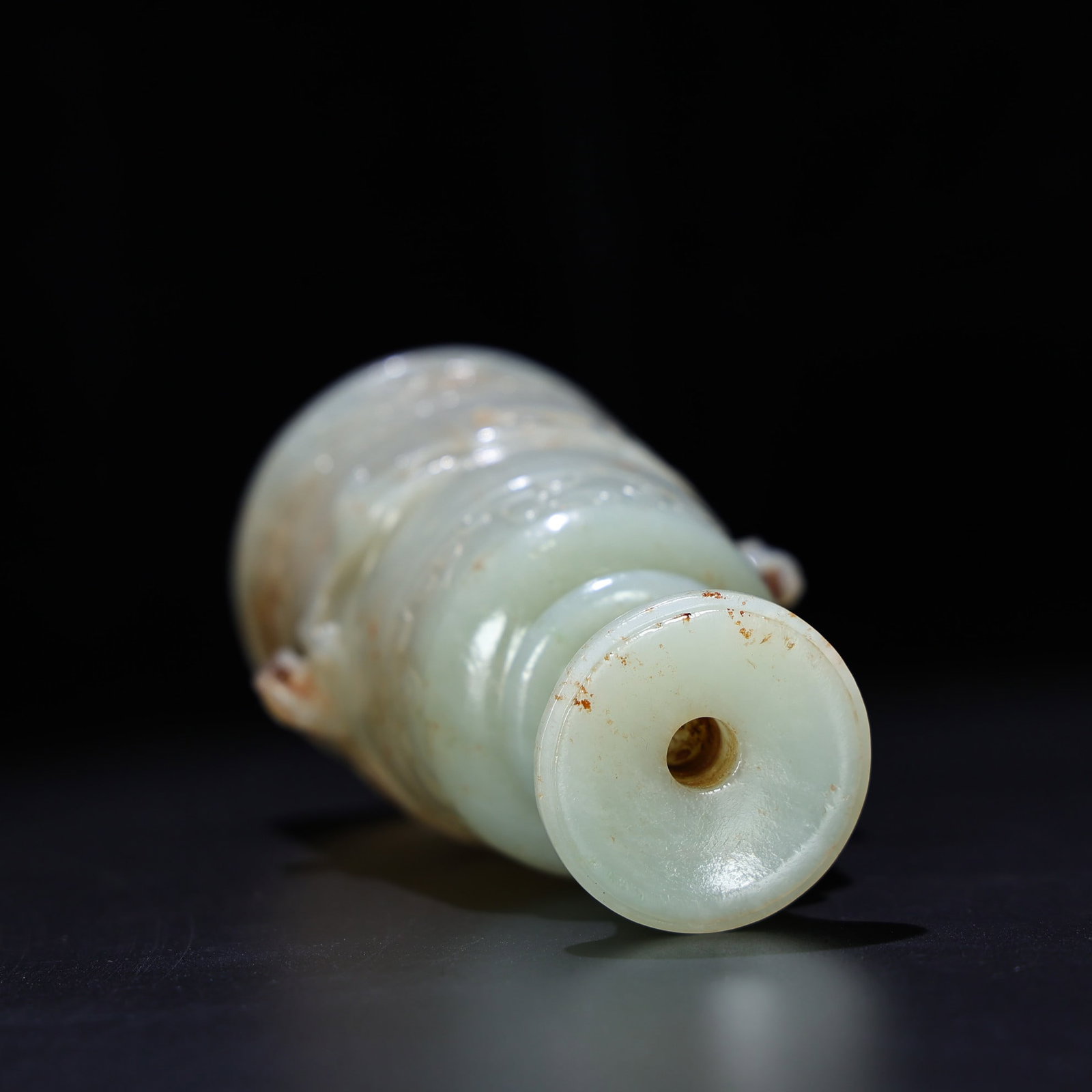 Old Hetian Jade Wine Cup - 10