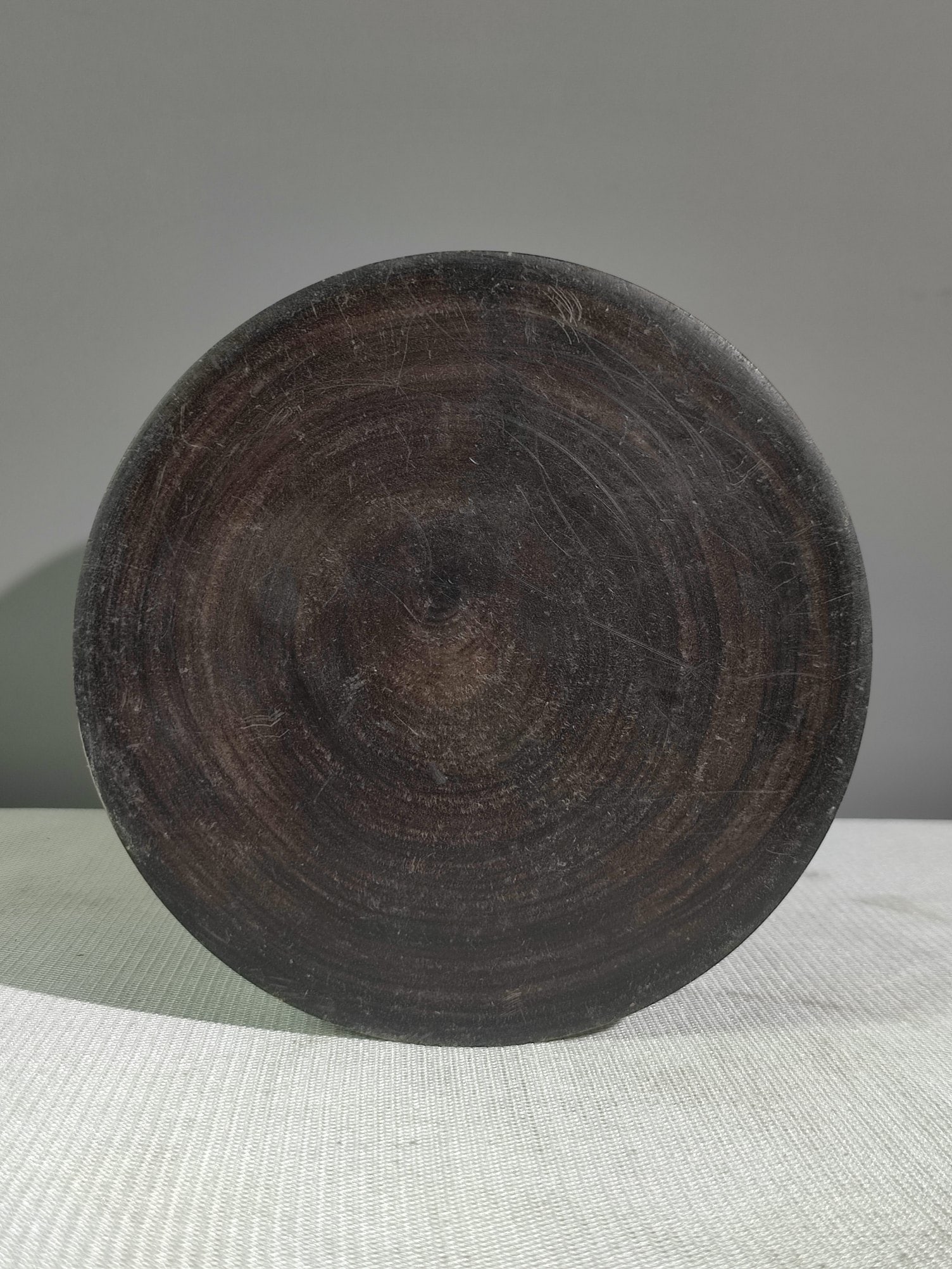 Vintage Zitan Wood Inlay Shell,Shoushan Stone,Gem Flower Bird Brush Pot - 9