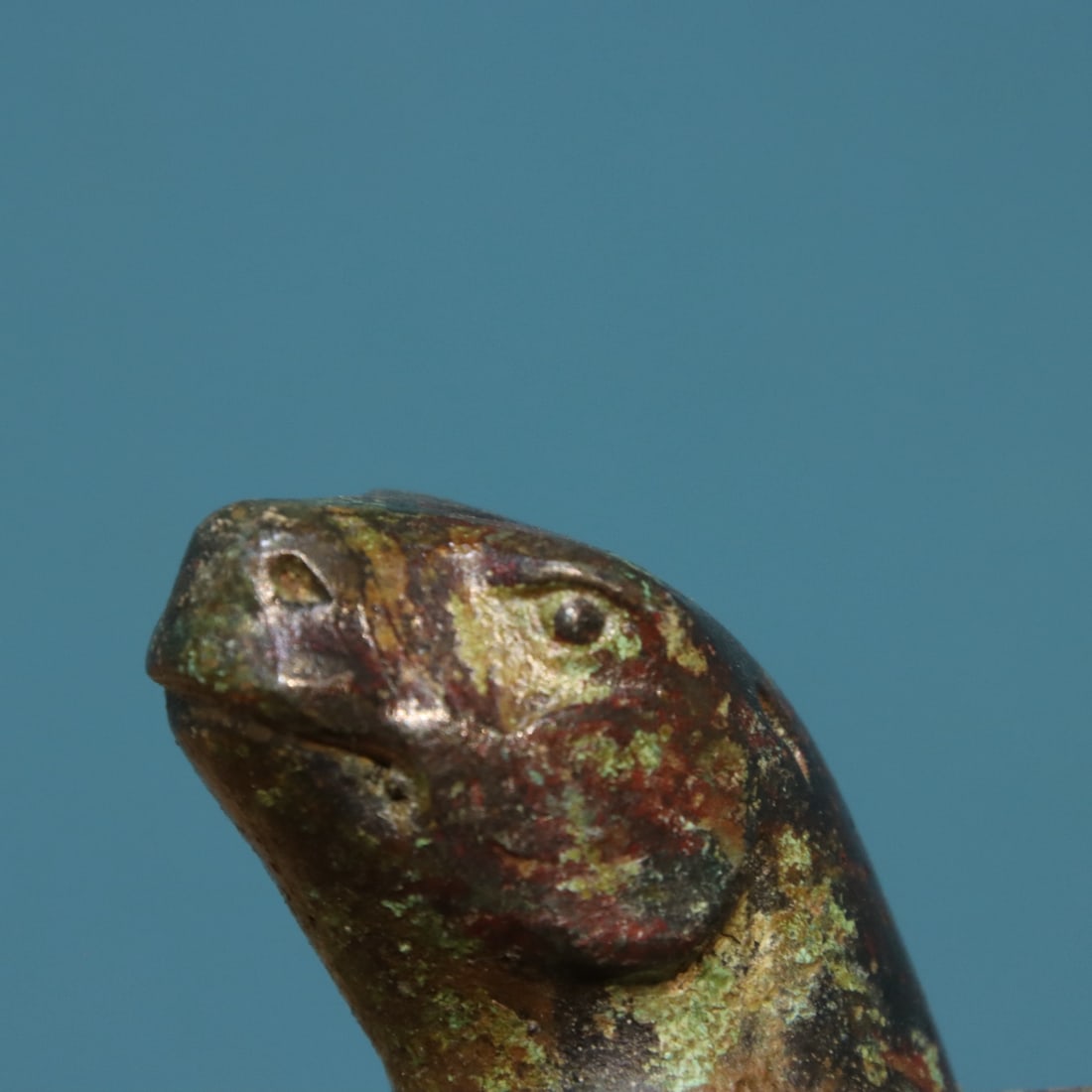 Old Bronze Tortoise Incense Burner - 4