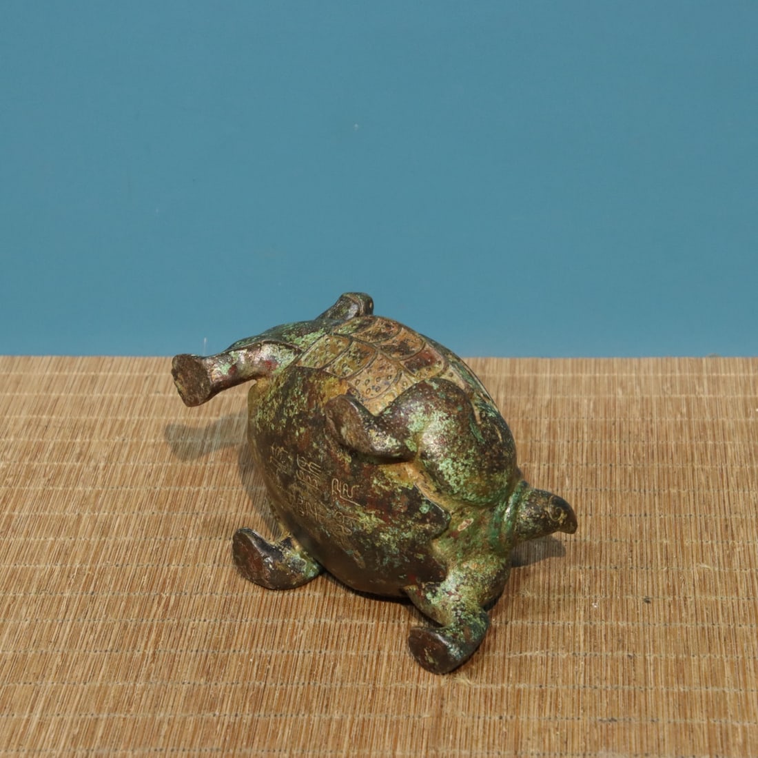 Old Bronze Tortoise Incense Burner - 9