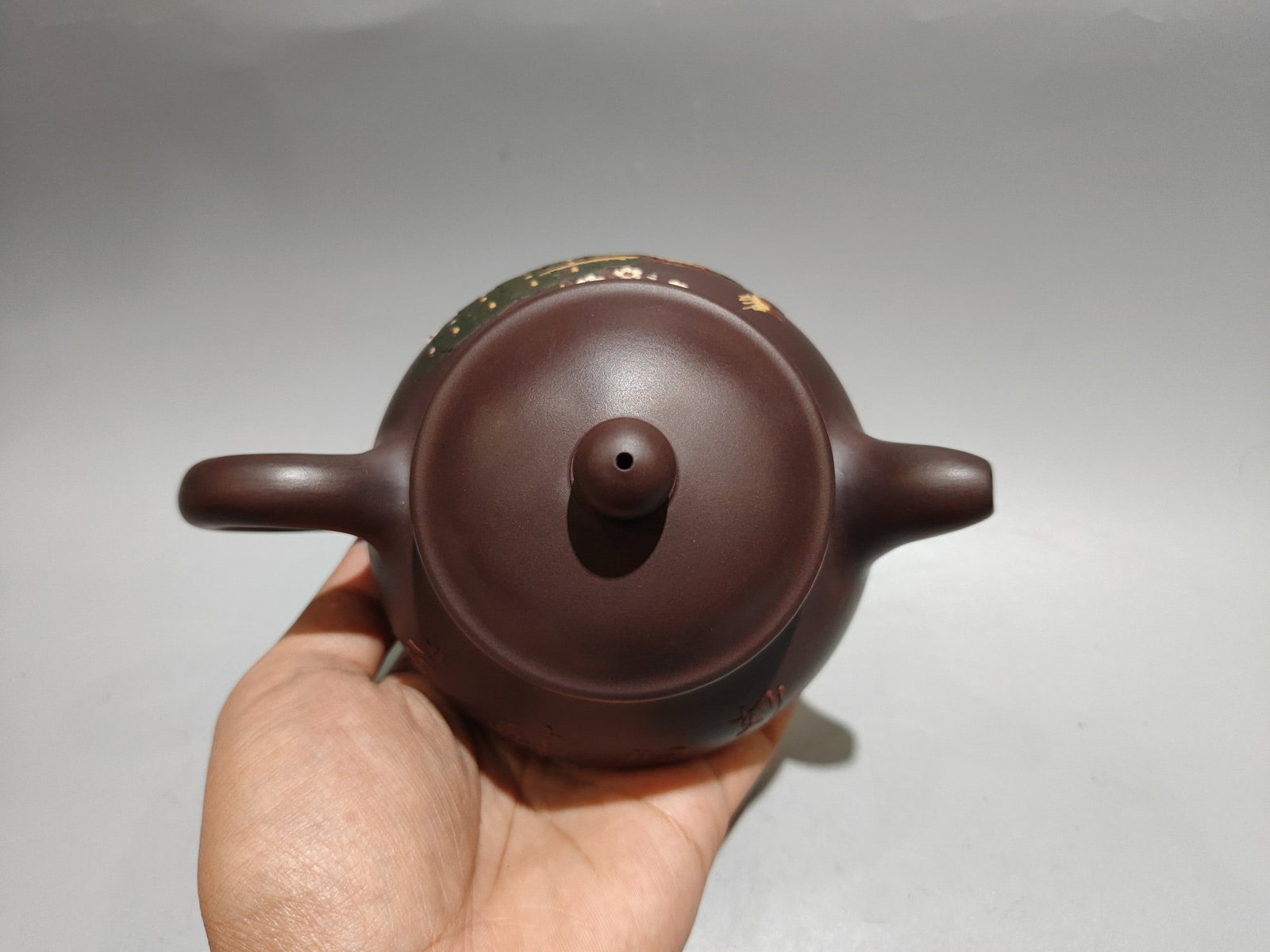Yixing Zisha Clay Peacock Teapot - 4