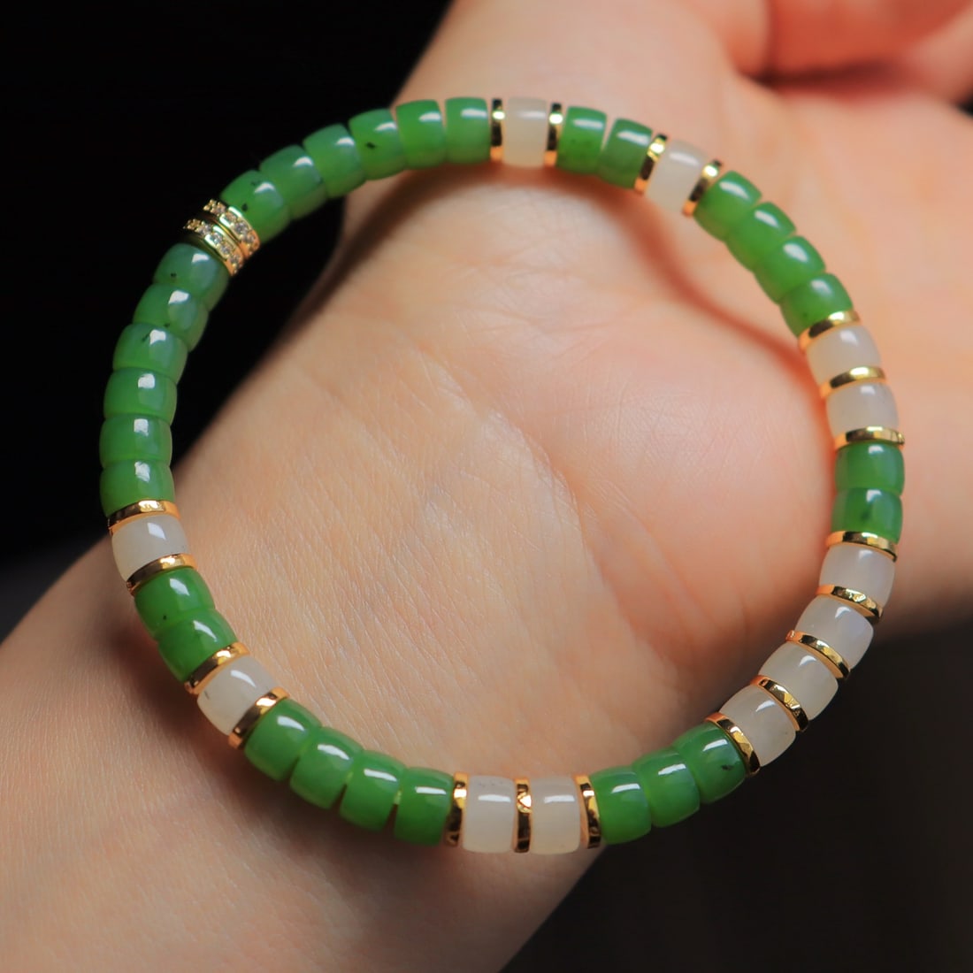 Beautiful Hetian Jade Bracelet - 2