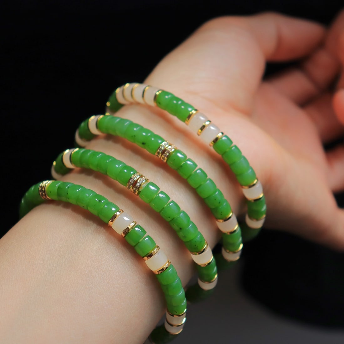 Beautiful Hetian Jade Bracelet - 3