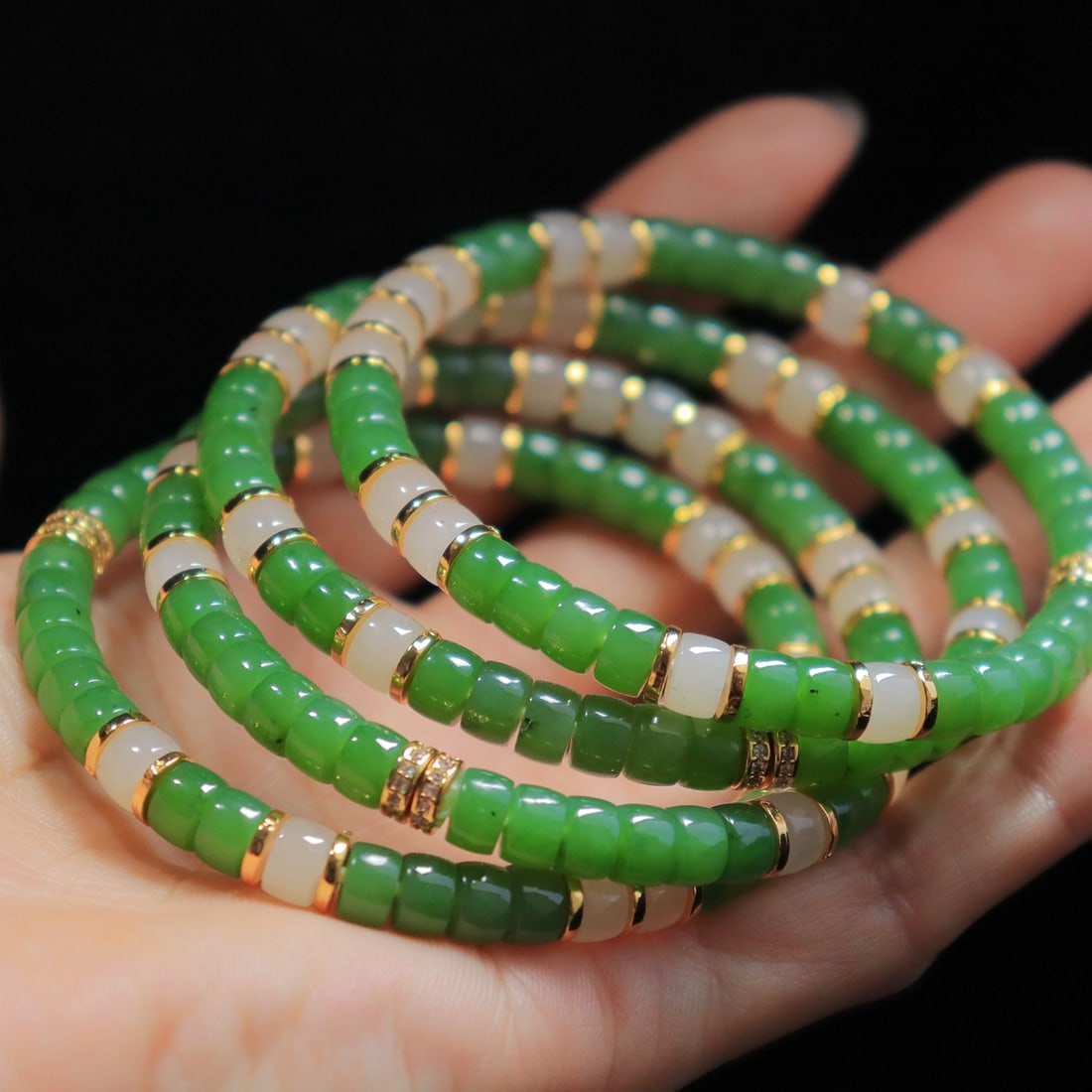 Beautiful Hetian Jade Bracelet - 4