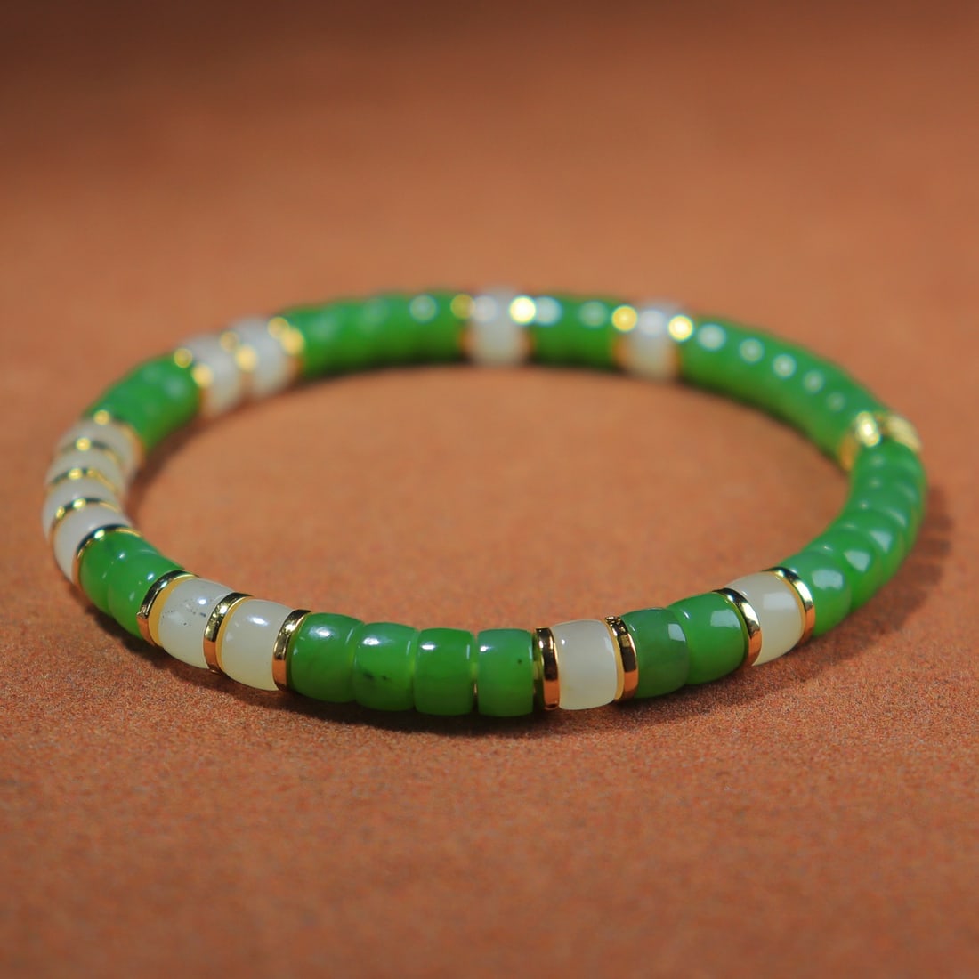 Beautiful Hetian Jade Bracelet - 6