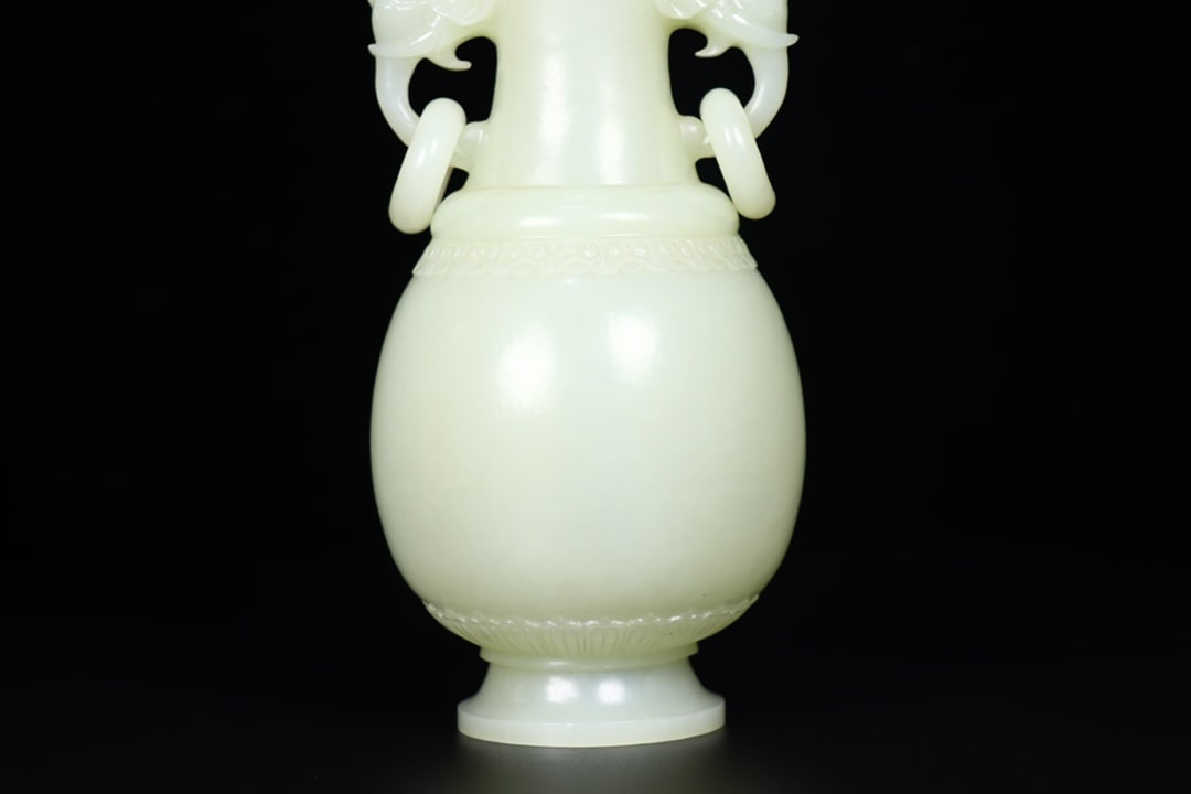 Superb Qing Dynasty Hetian Jade Bottle - 7