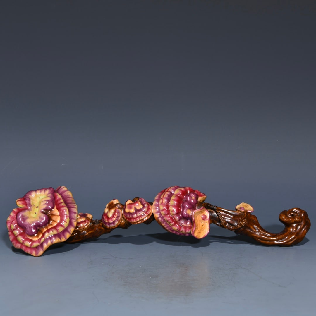 Old Porcelain Ruyi Statue - 3