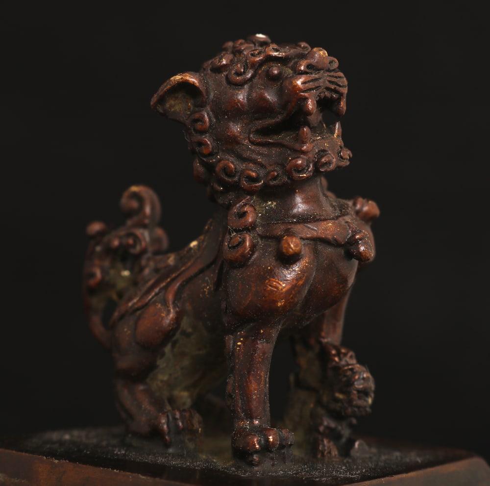 Vintage Bronze Cloisonne Double Ear Incense Burner - 5