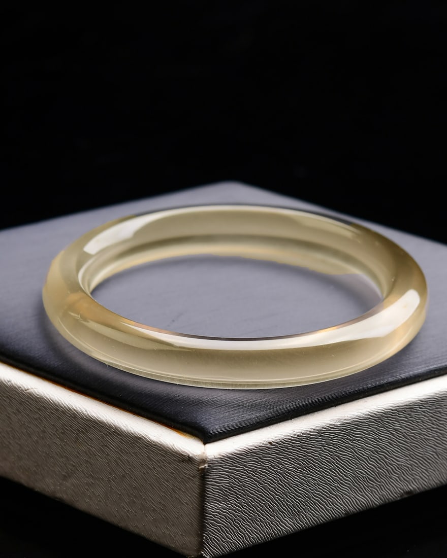 Inside Diameter 50mm Citrine Bracelet Bangle - 2