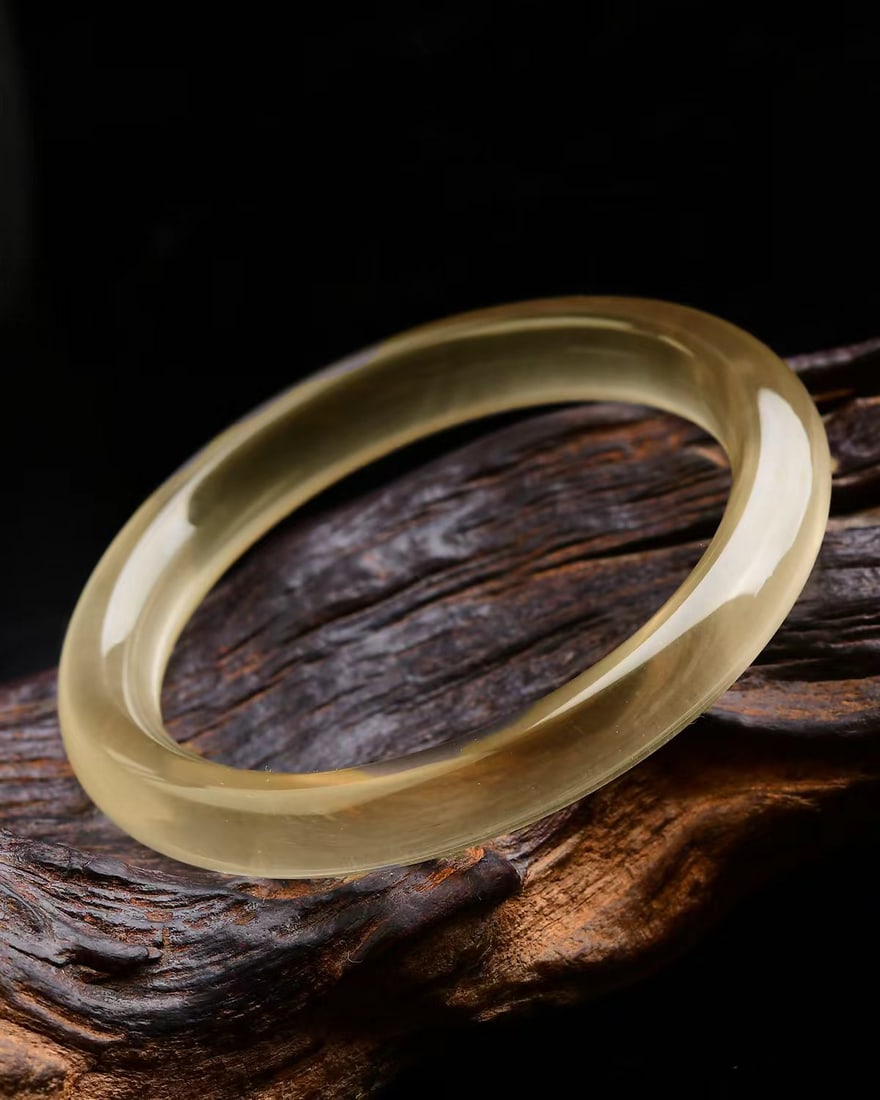 Inside Diameter 50mm Citrine Bracelet Bangle - 5