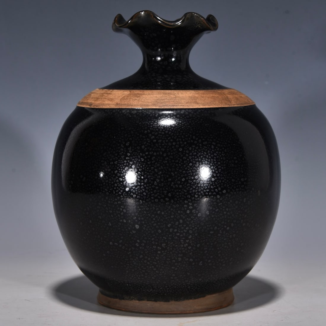 Jian Kiln Porcelain Pomegranate Vase - 2