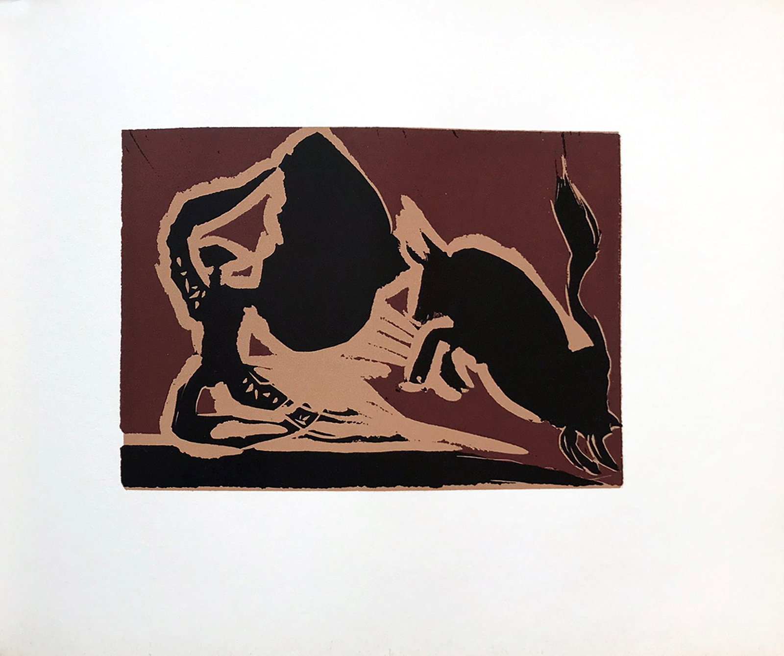 Pablo Picasso 42 Farol: Artist: Pablo Picasso Country: Spain Title: Farol Medium: Multichrome - 42 Marks: Not signed, not numbered Paper size 12.50 x 15 inch on heavy paper 350g Old Mill Bianco. Provenance: Picasso