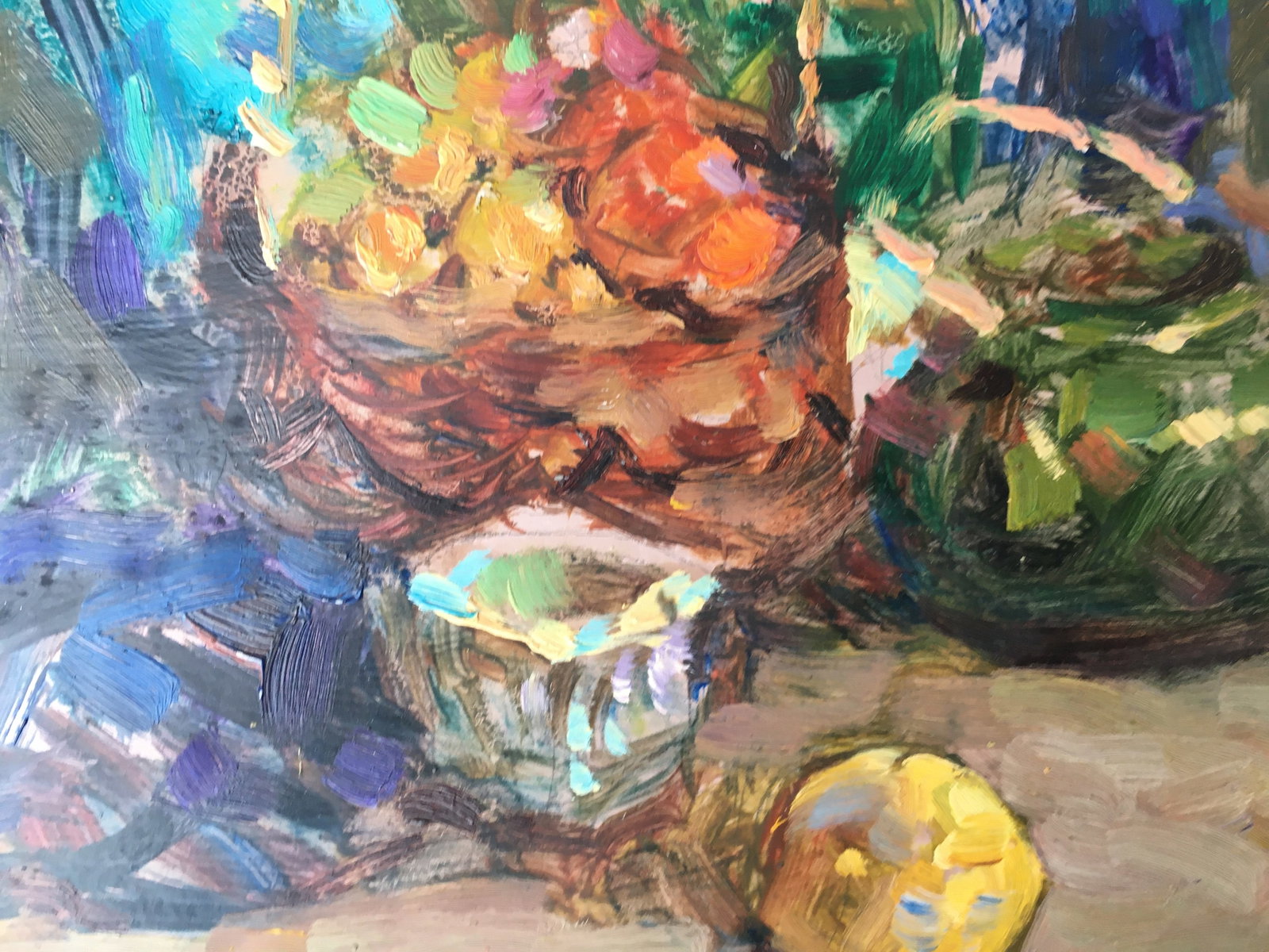 Oil painting Autumn still life Sergey Ivanovich - 9