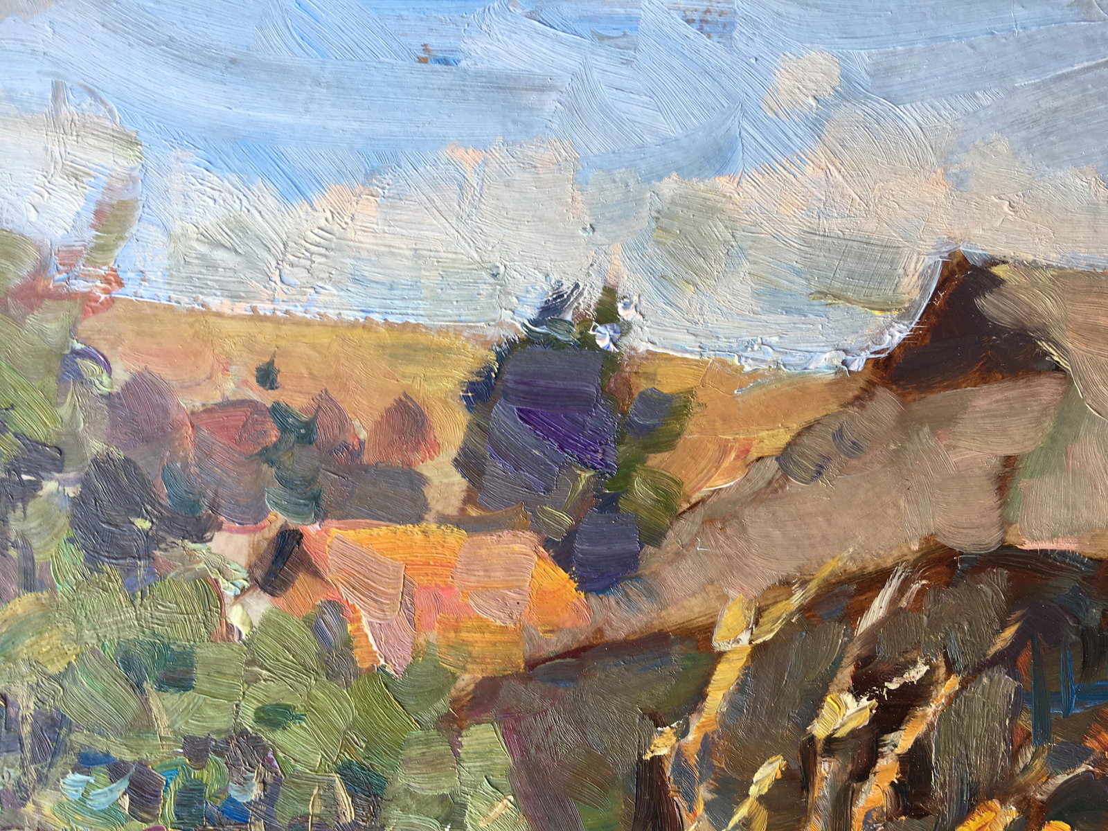 Oil painting Windy day Sergey Ivanovich - 3