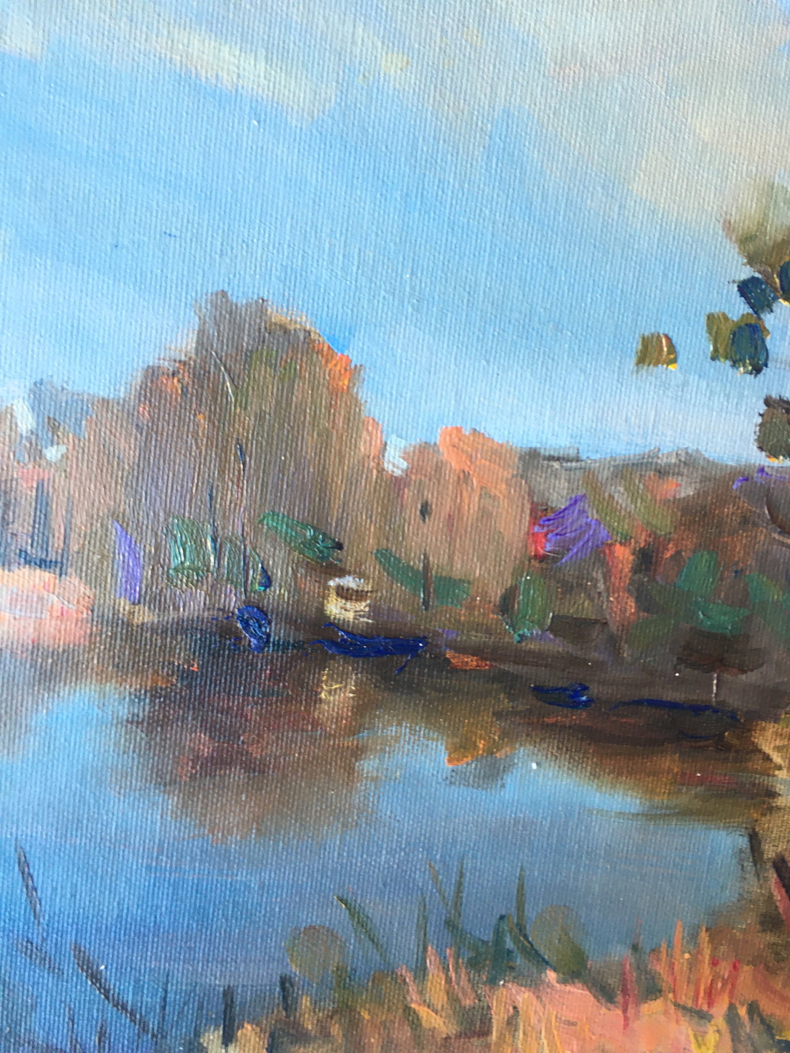Oil painting Clear river Sergey Ivanovich - 5