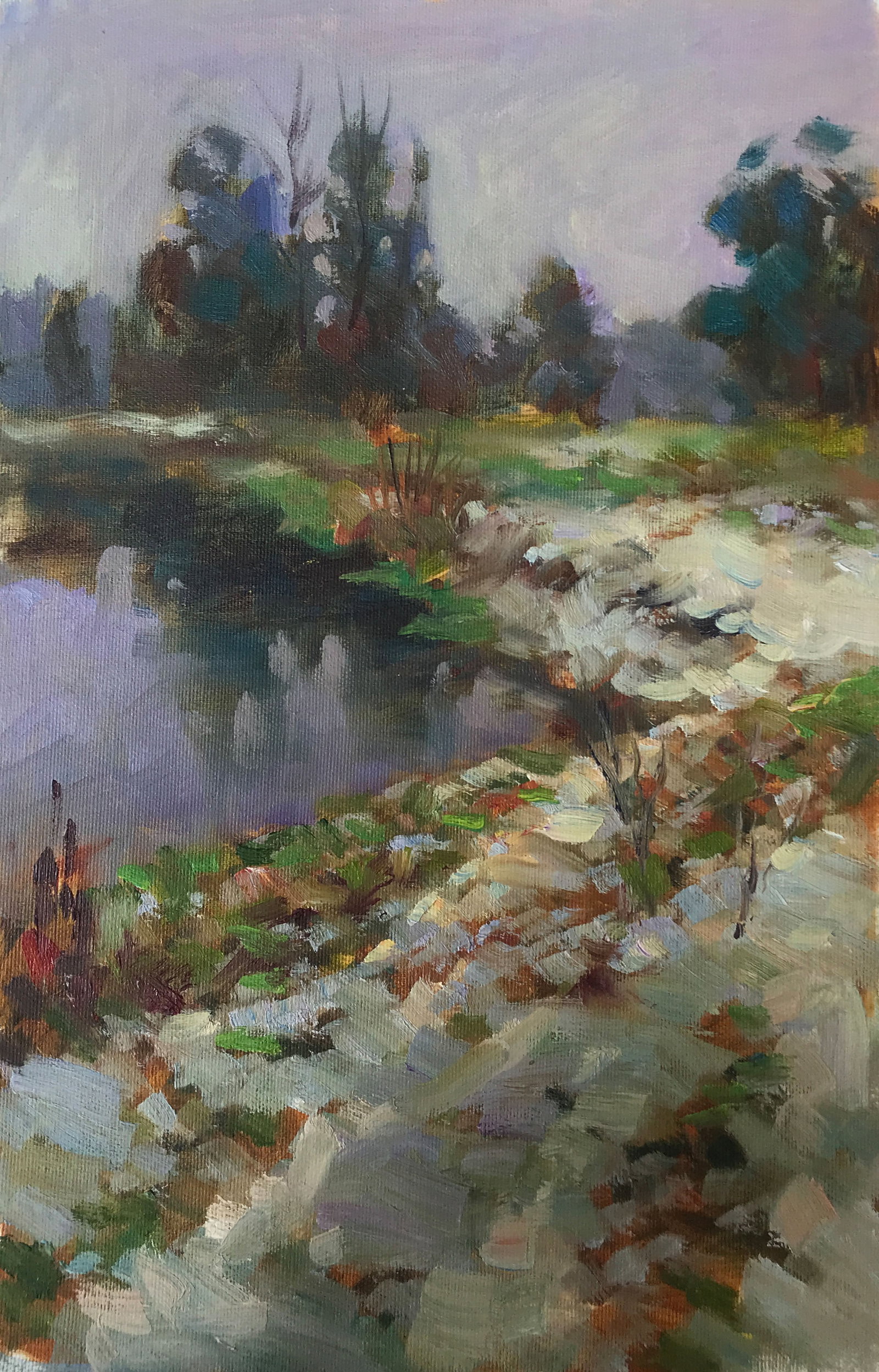 Oil painting on the shore Sergey Ivanovich: Title: Oil painting on the shore Sergey Ivanovich Description: 202ALAA Painter: Sergey Ivanovich Animov Size: 45x30 cm/ 17.71x11.8 inches Components: canvas, oil Original painting from our collection 