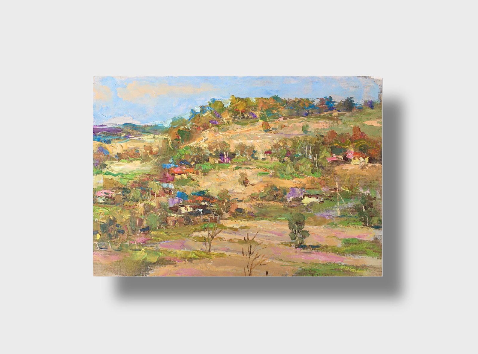 Oil painting Autumn Sergey Ivanovich Animov - 11