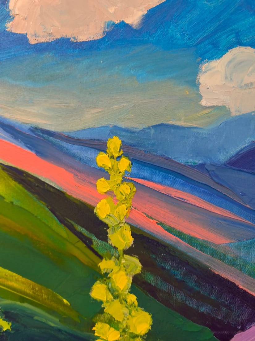 Landscape Oil painting Blossom Nina L - 2