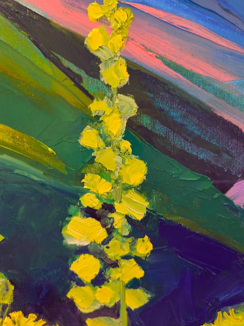 Landscape Oil painting Blossom Nina L - 3